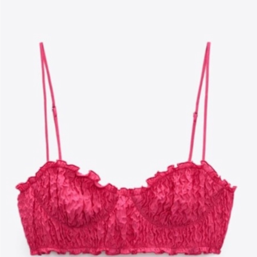 CUTEST zara top pink